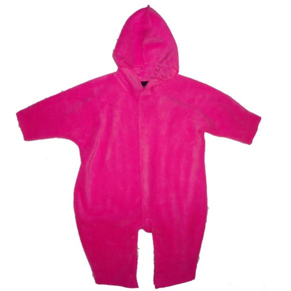 Baby Gap NWT Pink Fleece Romper Snowman Dress Beanie Moccasin 4 Piece Lot - Picture 2 of 5